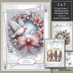 Set Of 3 ~ Christmas Greetings 3