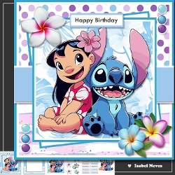 7x7_Lilo And Stitch Birthday