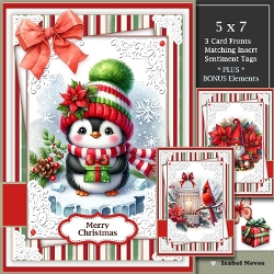 Set of 3 ~ Jolly Happy Christmas