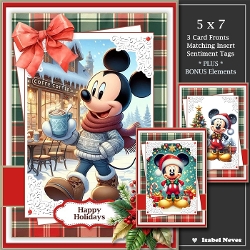 Set of 3 ~ Mickeys Christmas Wish