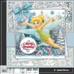 6x6 Tinkerbelle Magical Christmas Wishes