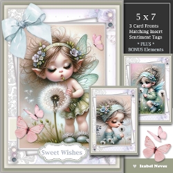 Set of 3 ~ Sweet Wishes ~ Girl
