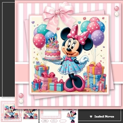 Minnie Mouse Birthday Girl