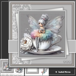 6x6 Teacup Flower Fairy