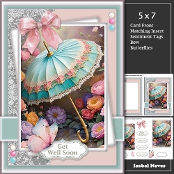 Lovely Foral Lace Umbrella, lace