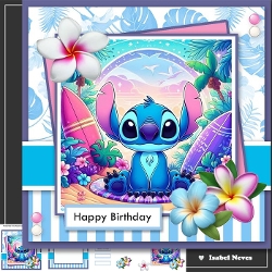 Stitch Beach Birthday