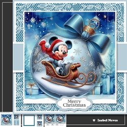 Beautiful Mickey Mouse Christmas Bauble