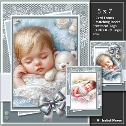 Set Of 3 ~ New Baby Greetings
