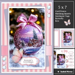 Beautiful Seasons Greetings Bauble