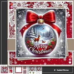 Snowy Christmas Bauble