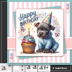 Birthday Cupcake Puppy