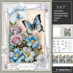 Lovely Lace Butterflies And Flowers
