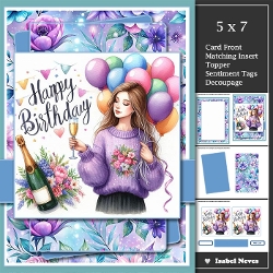 5x7 ~ Birthday Girl