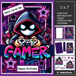 5x7 ~ Gamer Birthday
