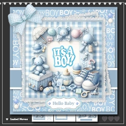 6x6 ~ Hello Baby Boy