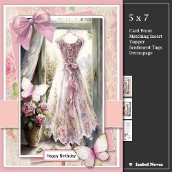 5 x 7 ~ The Rose Floral Dress
