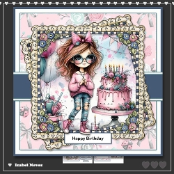 6x6 ~ Sweet Birthday Girl