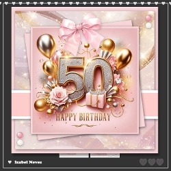6x6 ~ Happy Birthday 50