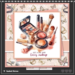 6x6 ~ Girl Loves Makeup