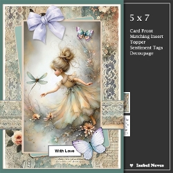 5x7 ~ Flutter Fly And Sparkle