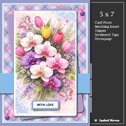 5x7 ~ Beautiful Blossoms