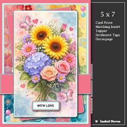 5x7 ~ Beautiful Blossoms 2