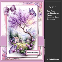 5x7 ~ Blooming Lilac