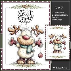 cup1454508_2073 - Set Of 2 ~ Snowy Christmas
