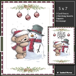 cup1454509_2073 - Set Of 2 ~ Snowy Christmas 2