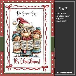 5x7 ~ Christmas Is Here 3