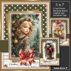 5x7 ~ Set Of 3 Warm Christmas Wishes