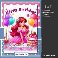 cup1456106_2073 - 5x7 ~ Princess Happy Birthday 2
