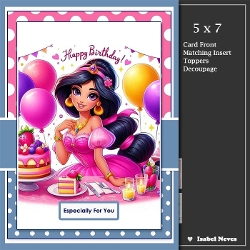 5x7 ~ Princess Happy Birthday 3