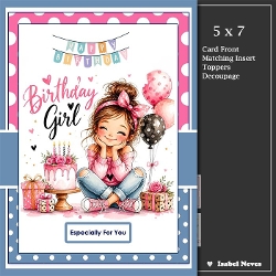 cup1456124_2073 - 5x7 ~ Cute Birthday Girl