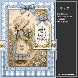 5x7 ~ Bonnet Beautiful Birthday
