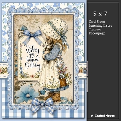 5x7 ~ Bonnet Beautiful Birthday 2