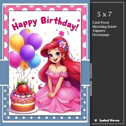 cup1457294_2073 - 5x7 ~ Princess Happy Birthday 3