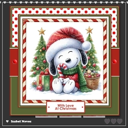 cup1464713_2073 - 6x6 ~ Snoopy Love At Christmas