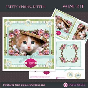 Pretty Spring Kitten Mini Kit