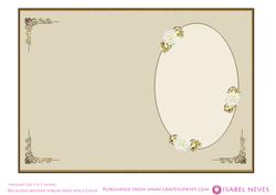 Blessed Virgin and Holy Child Jesus Decopauge Card Insert