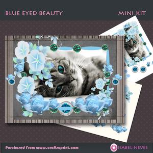 Blue Eyed Beauty - Cat Mini Kit