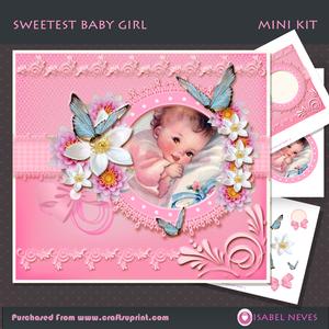 Sweetest Baby Decoupage Mini Kit