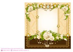 Caramel Kisses Decoupage Card Insert 2