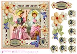 Dress Up Birthday Card Front Ages 2,3,4,5,6,7,8,9