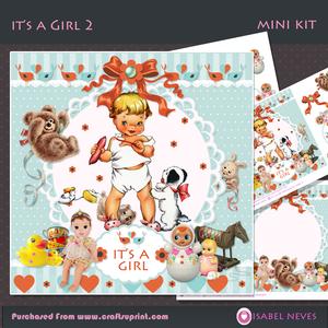It's a Girl 2 Decoupage Mini Kit