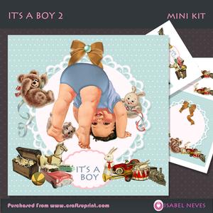 It's a Boy 2 Decoupage Mini Kit
