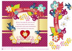 Greatest Love of All Mother's Day Card Front