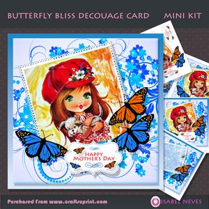 Butterfly Bliss Decoupage Mini Kit
