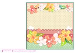 Enchanged Beauty Card Insert