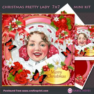 Christmas Pretty Lady